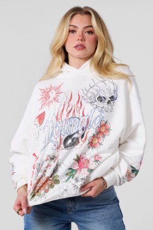 W562 SCRIBBLE HOODIE