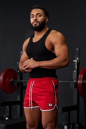 1037 – MESH BODYBUILDING SHORTS