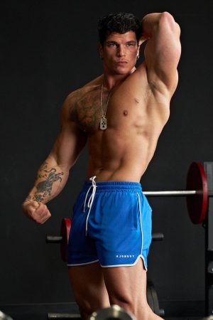1037 – MESH BODYBUILDING SHORTS