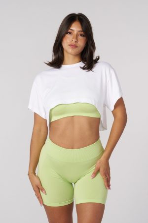 W453 HOURGLASS CROP TEE