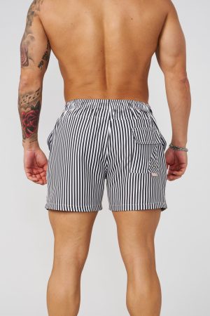 1056 – STRIPED SWIM SHORTS