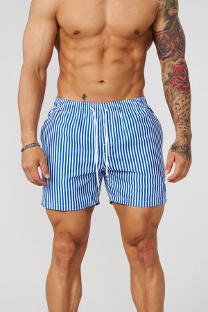 1056 – STRIPED SWIM SHORTS