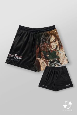 1126 – AOT? X YLA MESH SHORTS