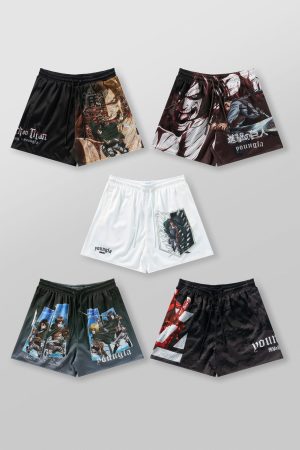 1126 – AOT? X YLA MESH SHORTS