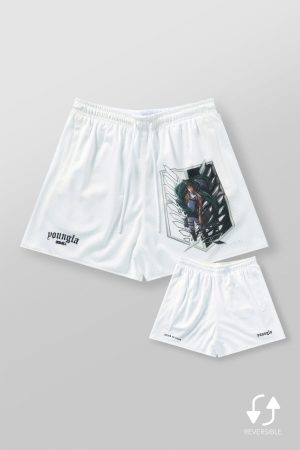 1126 – AOT? X YLA MESH SHORTS