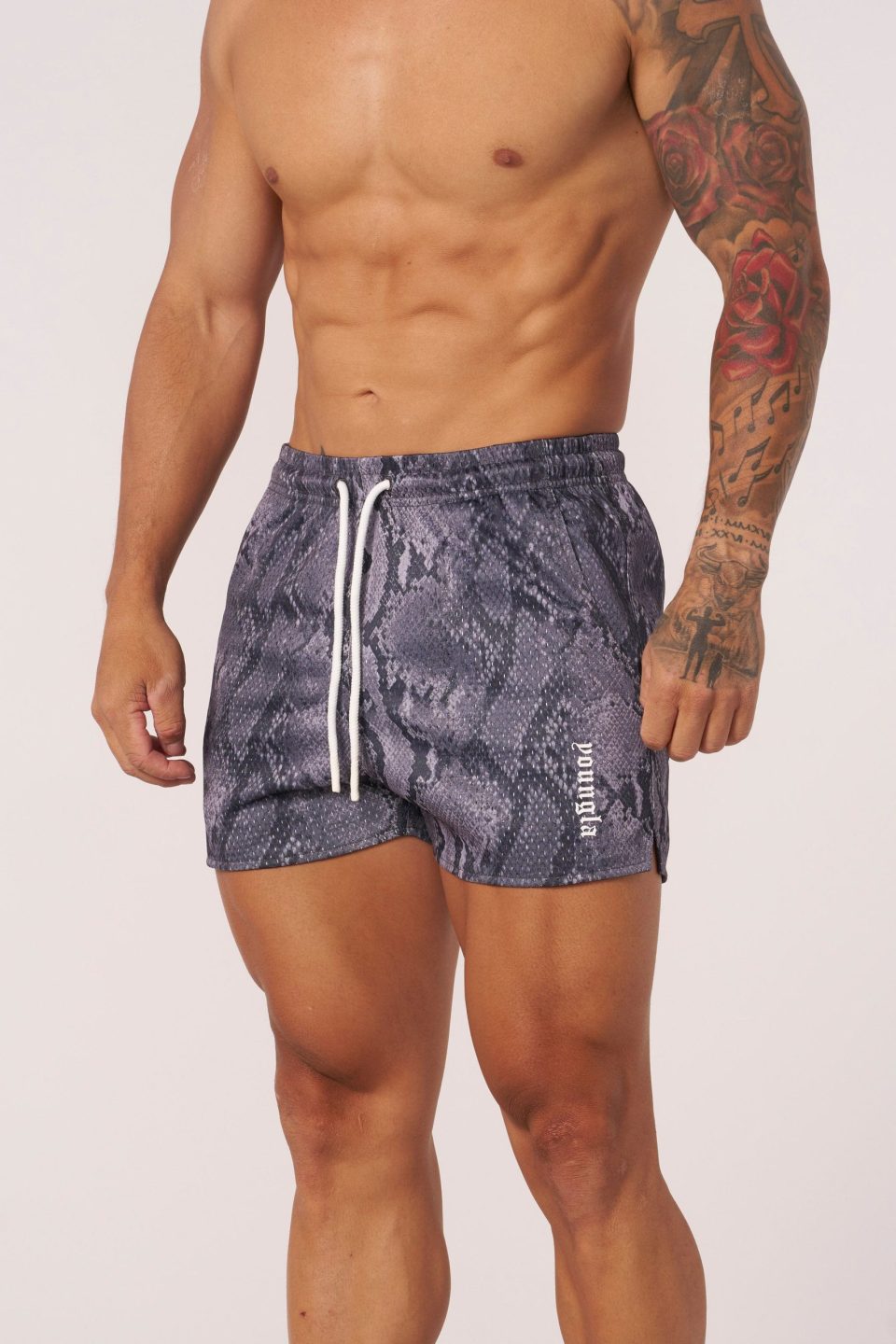 1128 - ANIMAL MESH REVERSIBLE SHORTS