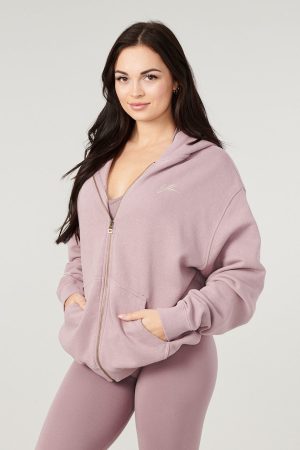 W519 – EMBLEM ZIP UP HOODIE