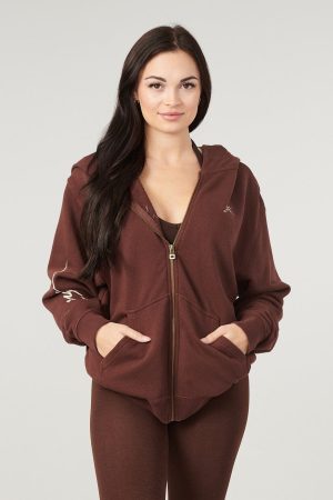 W519 – EMBLEM ZIP UP HOODIE