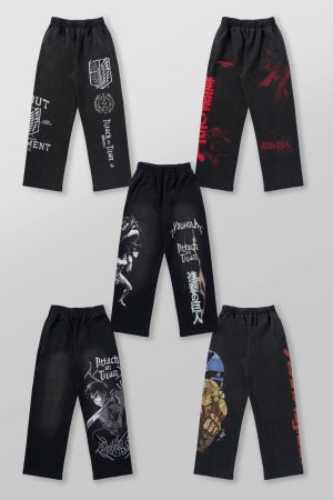 2128 – AOT?  x YLA Baggy Joggers