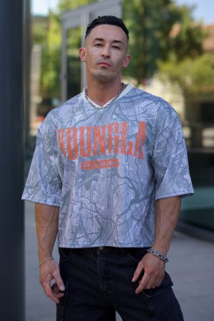 4187 – VARSITY FOOTBALL CROPPED JERSEY