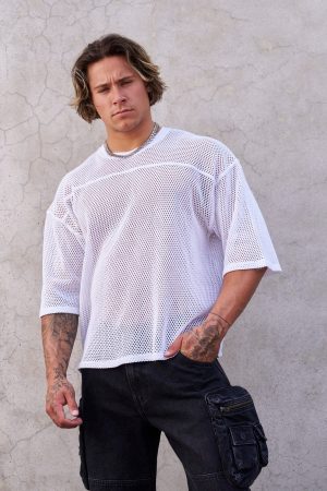 4022 – COTTON MESH TEES