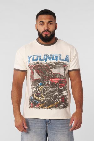 4033 – RETRO RINGER TEES