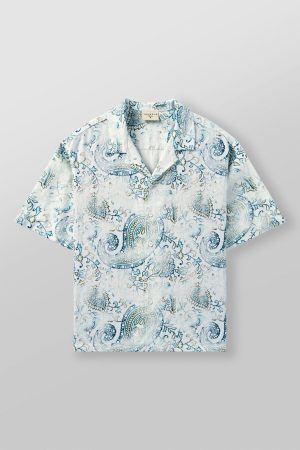 4093 – MOSAIC LINEN BUTTON-UPS