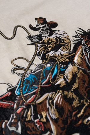 4127 – COWBOY EMBROIDERED TEES