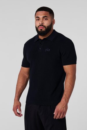 4136 – KNITTED DRESSY POLOS