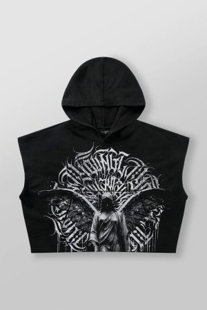 5045 – ANGEL CUT-OFF HOODIES