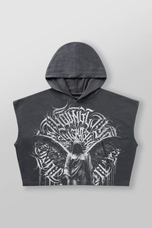 5045 – ANGEL CUT-OFF HOODIES