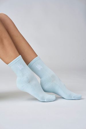 W619 SOLID CREW SOCK