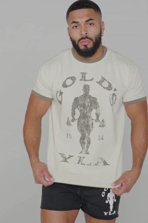 4009 – GOLDS GYM RINGER TEES
