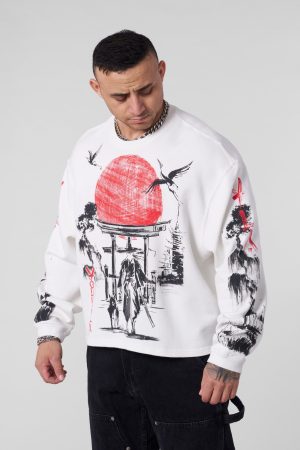 8022 – SAMURAI SHADOW CREWNECK