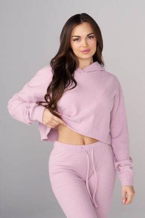 W545 AVA CROP HOODIE