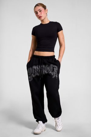 W257 MY EYES ARE UP HERE JOGGER