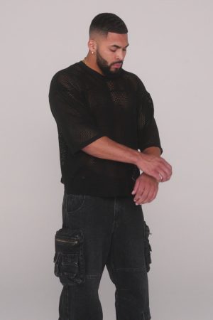 4022 – COTTON MESH TEES