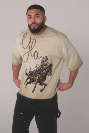 4127 – COWBOY EMBROIDERED TEES