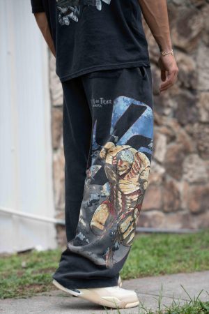 2128 – AOT?  x YLA Baggy Joggers