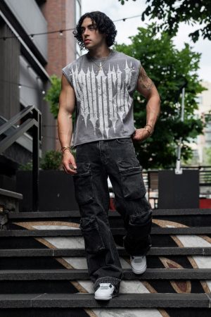 3021 – REVENGE CROP CUT-OFFS