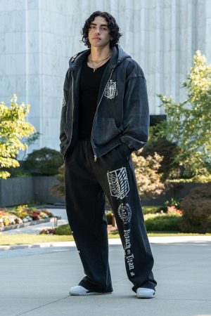 5138 – AOT?  x YLA Zip-Up Hoodies