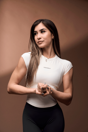 W439 – COMPRESSION CAP SLEEVE TEE