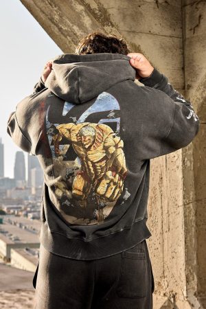 5129 – AOT?  x YLA Pullover Hoodies