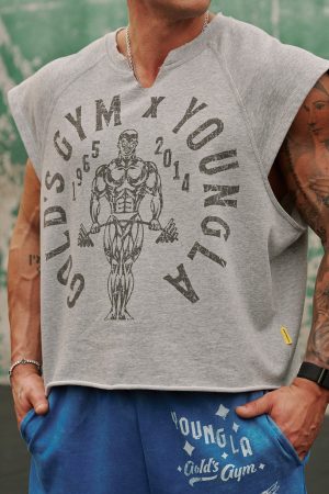 5069 – GOLDS GYM VINTAGE CUT OFFS