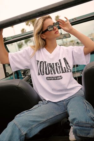 4187 – VARSITY FOOTBALL CROPPED JERSEY