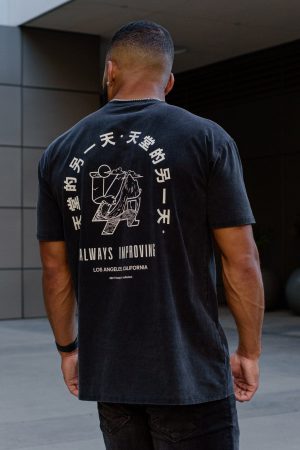 449 WASHED DRIP TEES