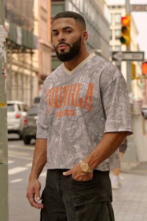 4187 – VARSITY FOOTBALL CROPPED JERSEY