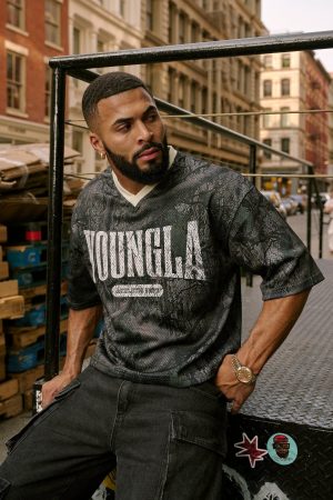 4187 – VARSITY FOOTBALL CROPPED JERSEY