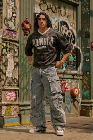 4187 – VARSITY FOOTBALL CROPPED JERSEY