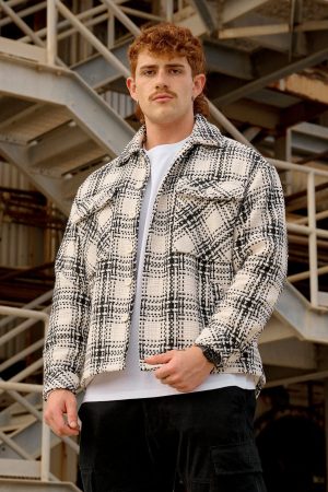 519 –  Woven Flannel Jackets