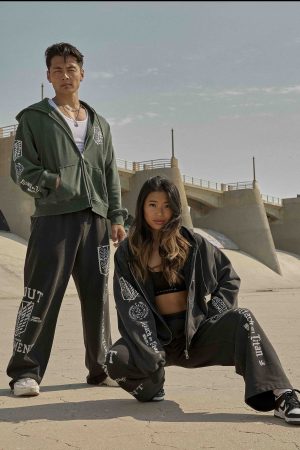 5138 – AOT?  x YLA Zip-Up Hoodies