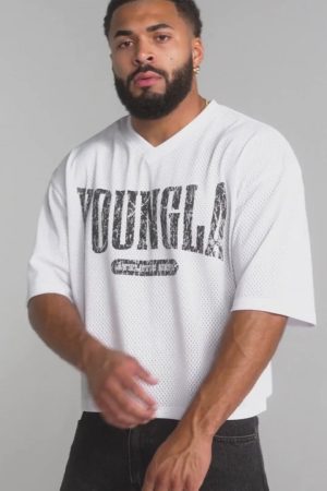 4187 – VARSITY FOOTBALL CROPPED JERSEY