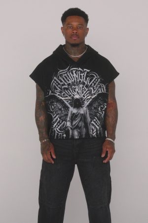 5045 – ANGEL CUT-OFF HOODIES