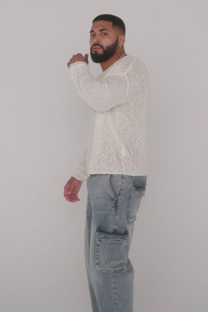 8015 – AFTER DARK CROCHET LONGSLEEVE