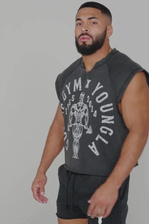 5069 – GOLDS GYM VINTAGE CUT OFFS