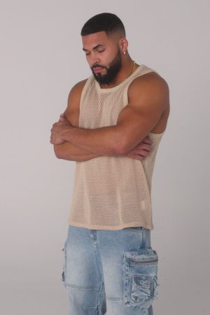 3024 – COTTON MESH TANKS